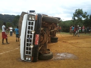 Acidente aconteceu na zona rural de Teolndia