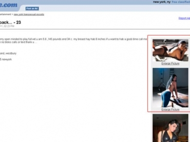 Mulher Melancia aparece em site de prostituio