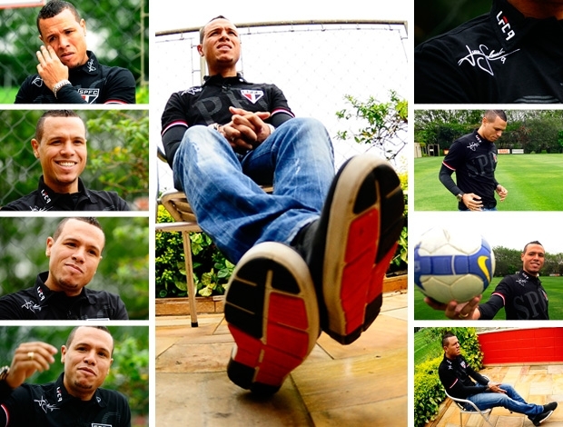 Preocupado, sorridente, esperanoso: Luis quer voltar a jogar