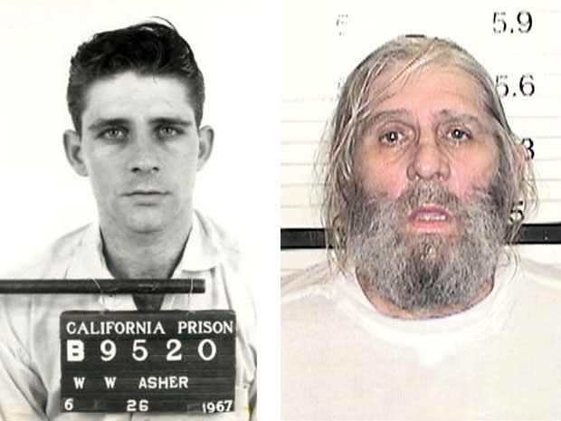 William Walter Asher III, em fotos de 1967 e da semana passada