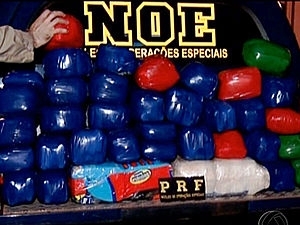 Polcia apreende mais de 120 quilos de pasta base