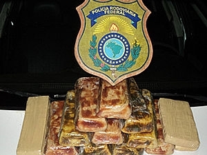 PRF apreendeu mais de 16 quilos de droga nas estradas do estado