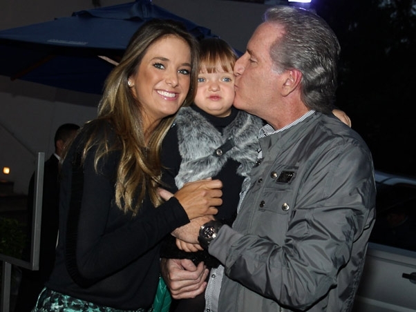 Ticiane Pinheiro e Roberto Justus com a filha, Rafaella