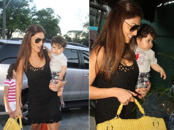 Juliana Paes e o filho, Pedro