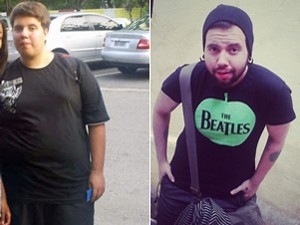 Rafael perdeu 57 kg depois de ficar preso na catraca do nibus