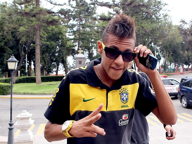 Neymar � a principal aposta do Santos para o centen�rio