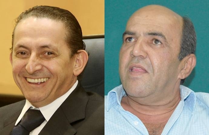 O prefeito Chico Galindo e o vereador J�lio Pinheiro: manobra para aprovar lei