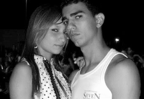 Os jovens Nilton Rodrigues Junior e Rosiane, vtimas da imprudncia no trnsito.