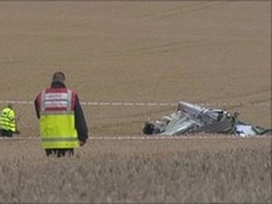 Skyraider logo ap�s acidente