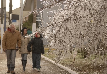 Term�metros marcaram -4,7�C em S�o Joaquim nesta manh�