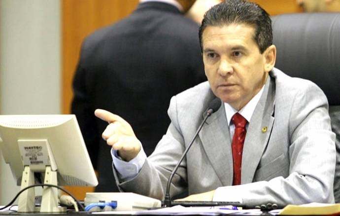 Deputado estadual Srgio Ricardo, que foi lanado pr-candidato a prefeito de Cuiab
