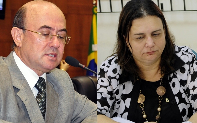Rosa Neide (dir) diz no acreditar em declaraes feitas pelo deputado Riva (esq)