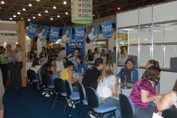 Alguns im�veis poder�o ser 100% financiado, no Feir�o da Caixa, no Centro de Eventos
