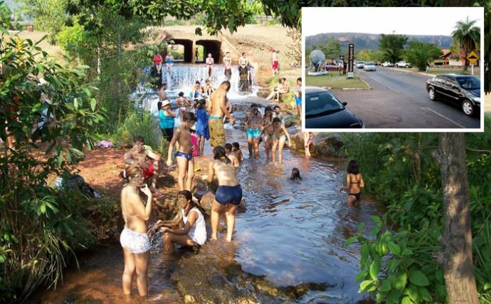 Complexo da Salgadeira, ponto turstico do Parque Nacional de Chapada