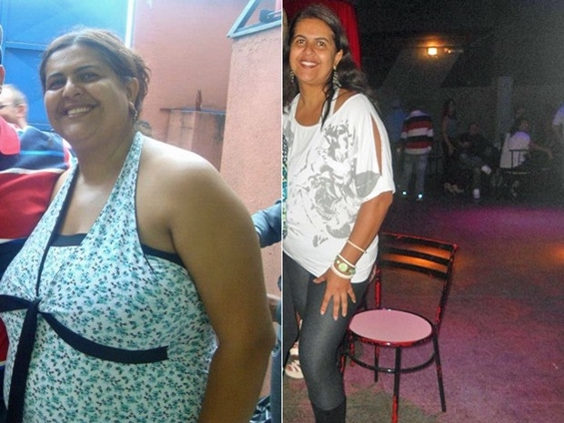 Valtuita mudou toda a alimentao e comeou na academia para perder os 27 kg; fotos mostram antes e depois