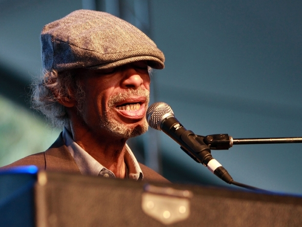 Gil Scott-Heron em apresentao no festival de Coachella, em 2010