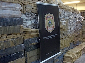 Apreenso de maconha no municpio de Viamo, na regio metropolitana de Porto Alegre, no Rio Grande do Sul 