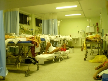 Apesar de conviver com a lotao, Hospital Geral do Estado  o maior de Alagoas