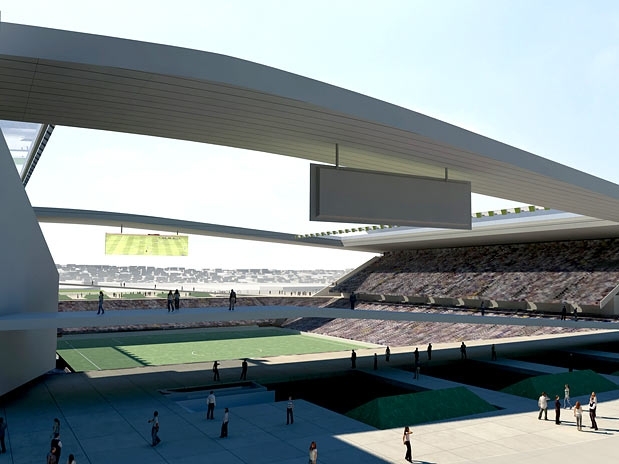 Estdio do Corinthians em Itaquera ainda no comeou a ser construdo