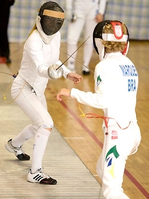 Yane Marques  uma das principais brasileiras do pentatlo