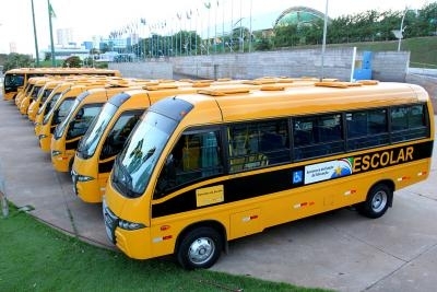 Micro-nibus destinados ao transporte escolar em Mato Grosso