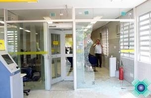 Agncia do BB em Denise: assalto semelhante ocorrido em dezembro passado