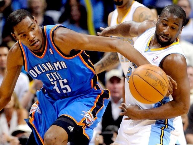 Kevin Durant foi um dos destaques da vitria do Oklahoma City Thunder