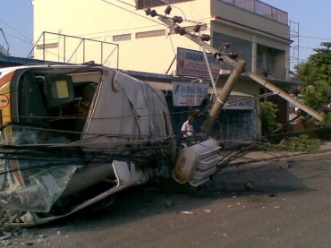 Acidente em Pedra de Guaratiba.