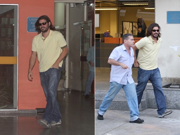 Dado, no Jecrim, enquanto aguarda a audincia