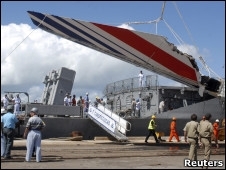 At� agora, leme era a �nica grande pe�a do Airbus encontrada