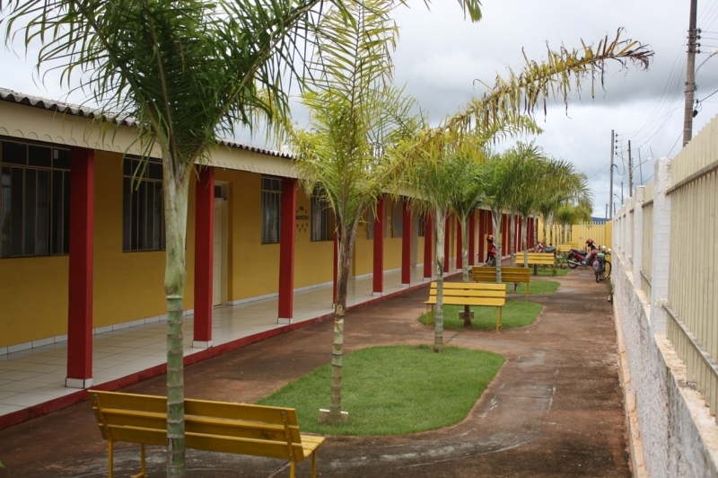 A Escola Caetano Dias foi das reformadas pela atual gesto que transformaram o ambiente escolar.